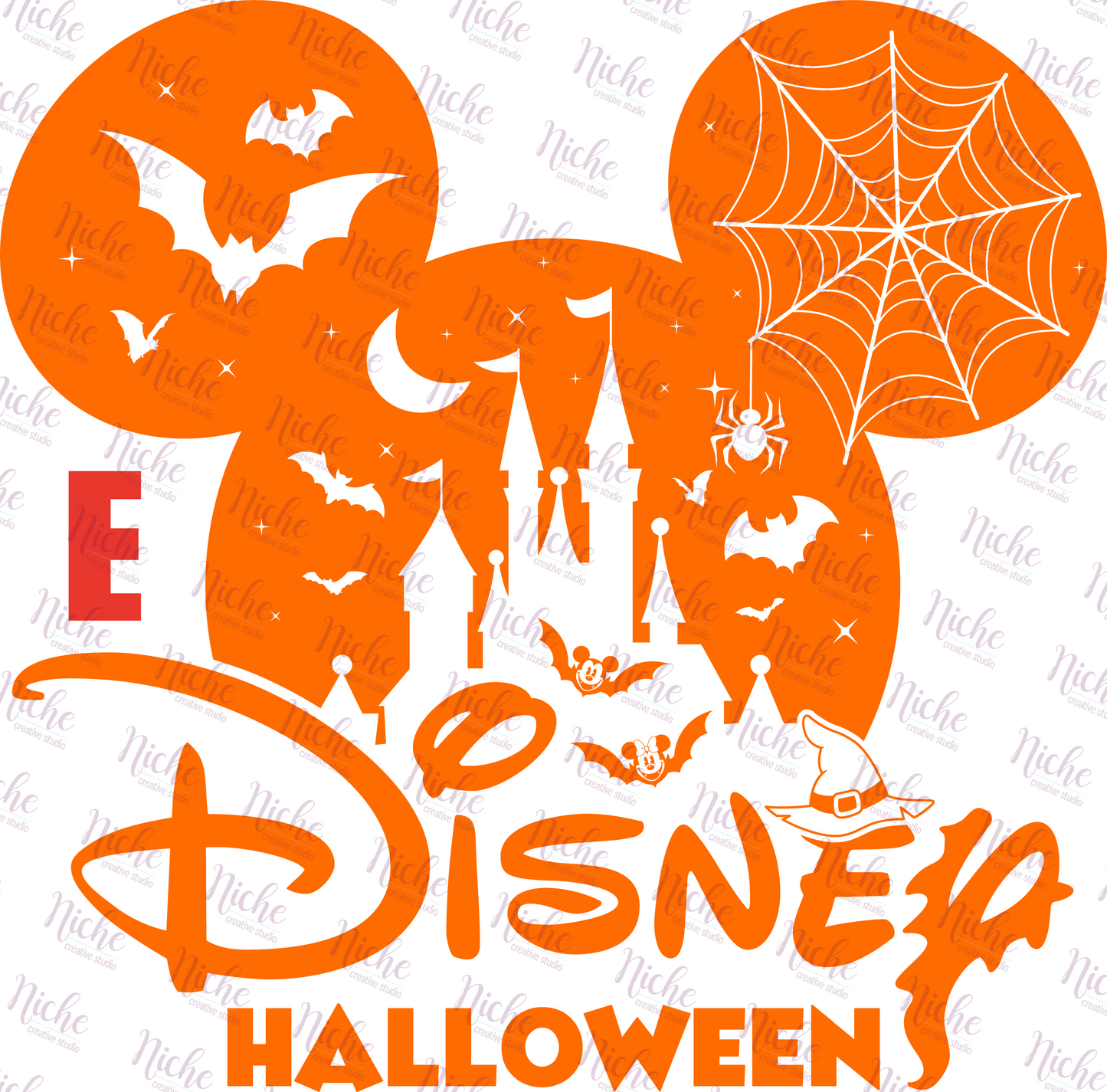 -DIS871 Halloween Mouse Decal