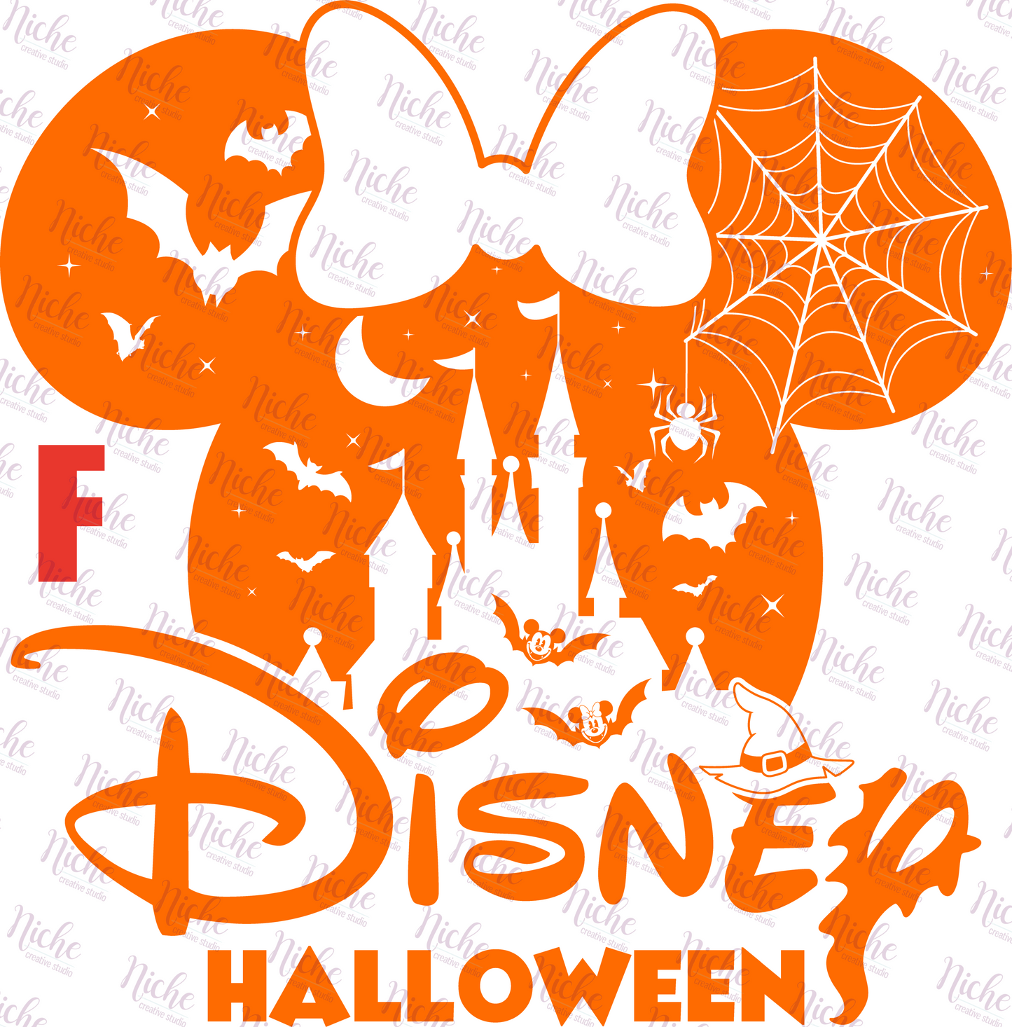 -DIS871 Halloween Mouse Decal
