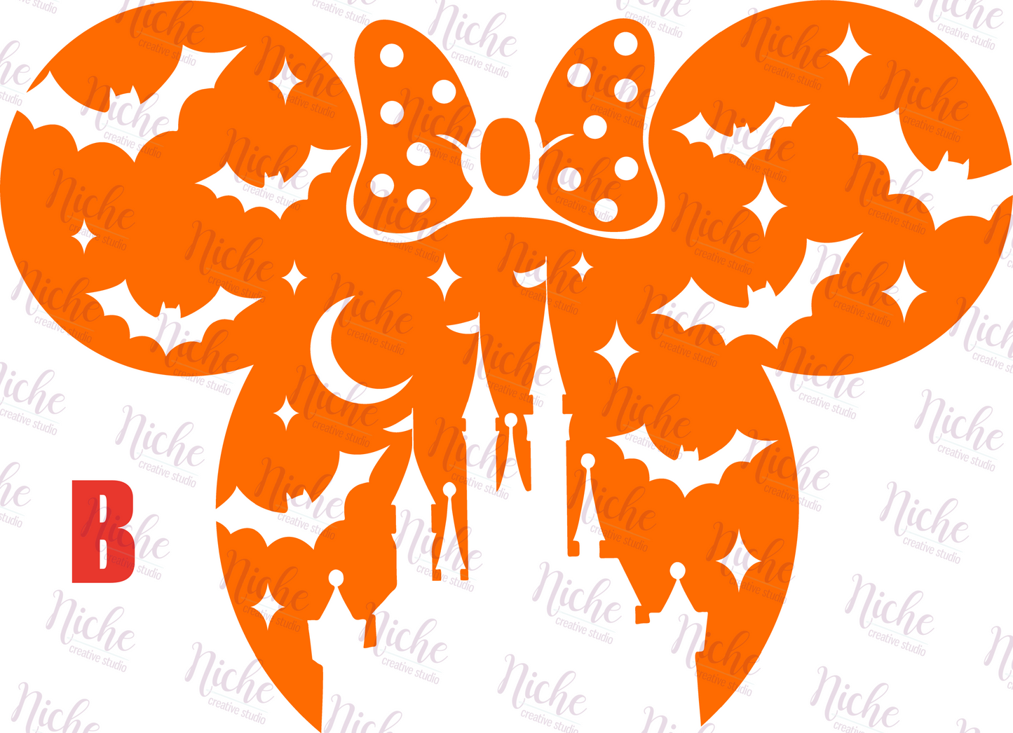 -DIS872 Castle Halloween Mouse Decal