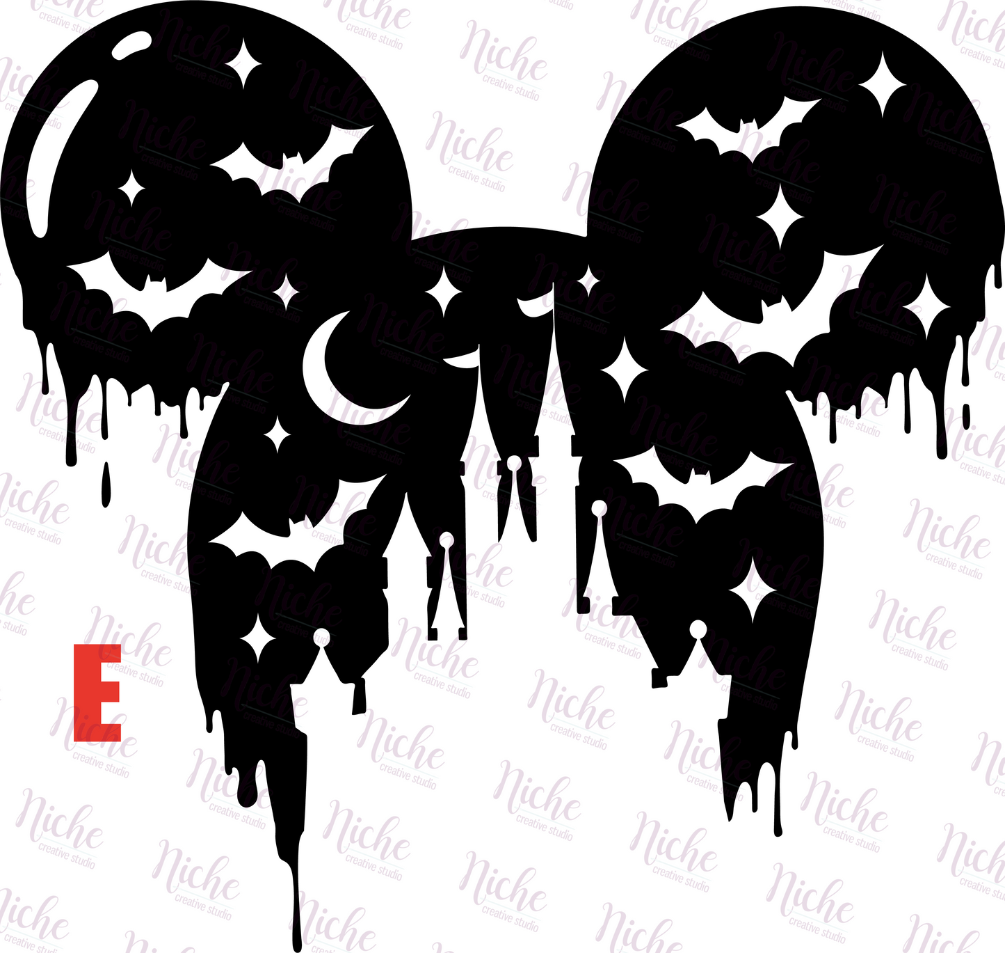 -DIS872 Castle Halloween Mouse Decal