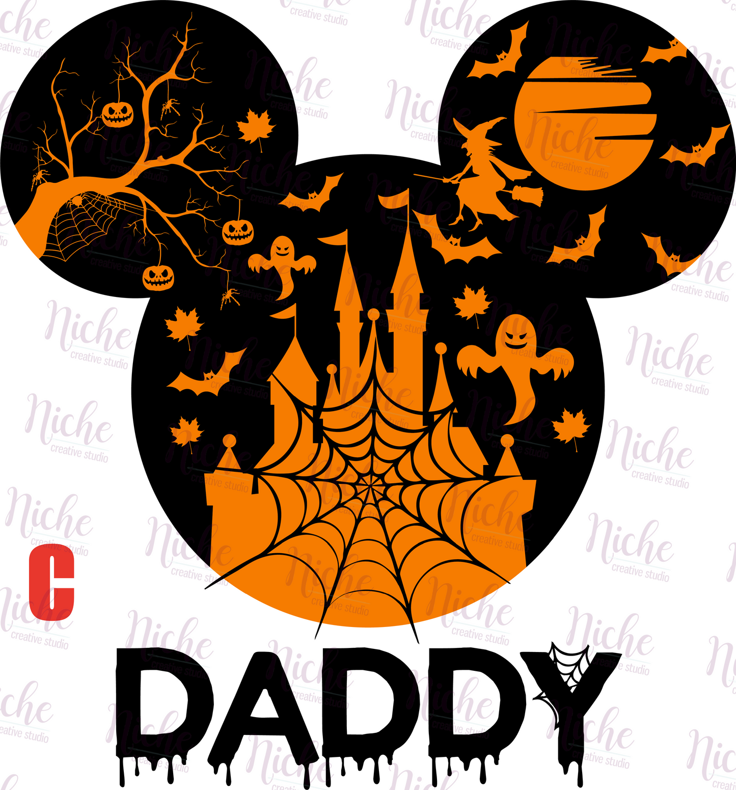 -DIS875 Halloween Mouse 2 Decal