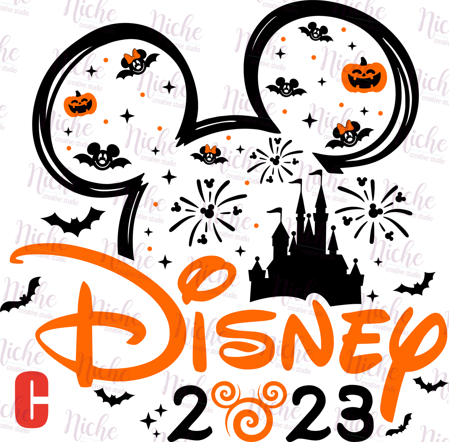 -DIS876 Halloween 2023 Decal
