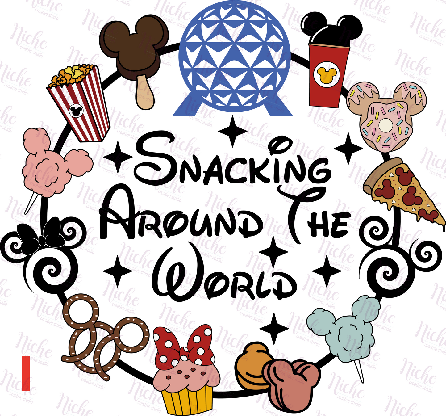 -DIS894 Here for the Snacks Decal