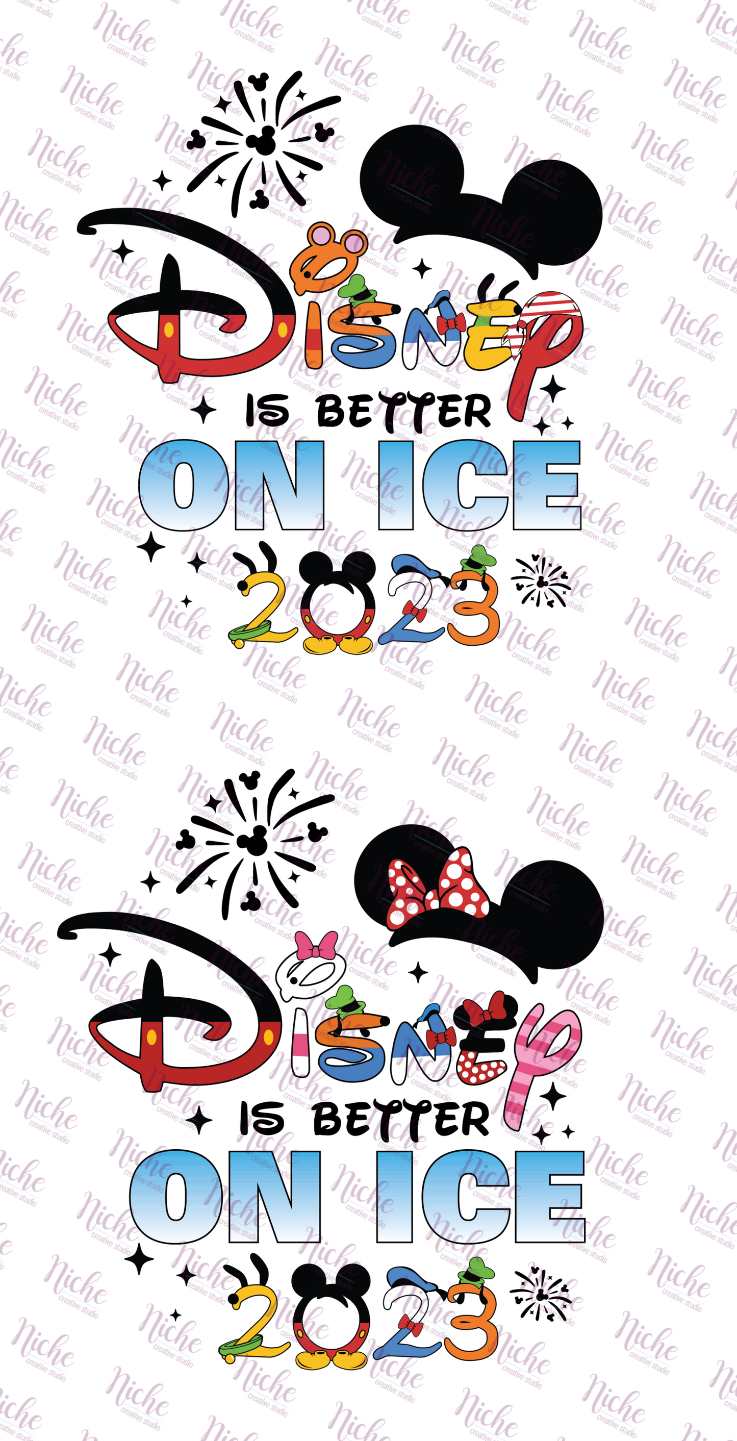 -DIS929 On Ice Ears Decal