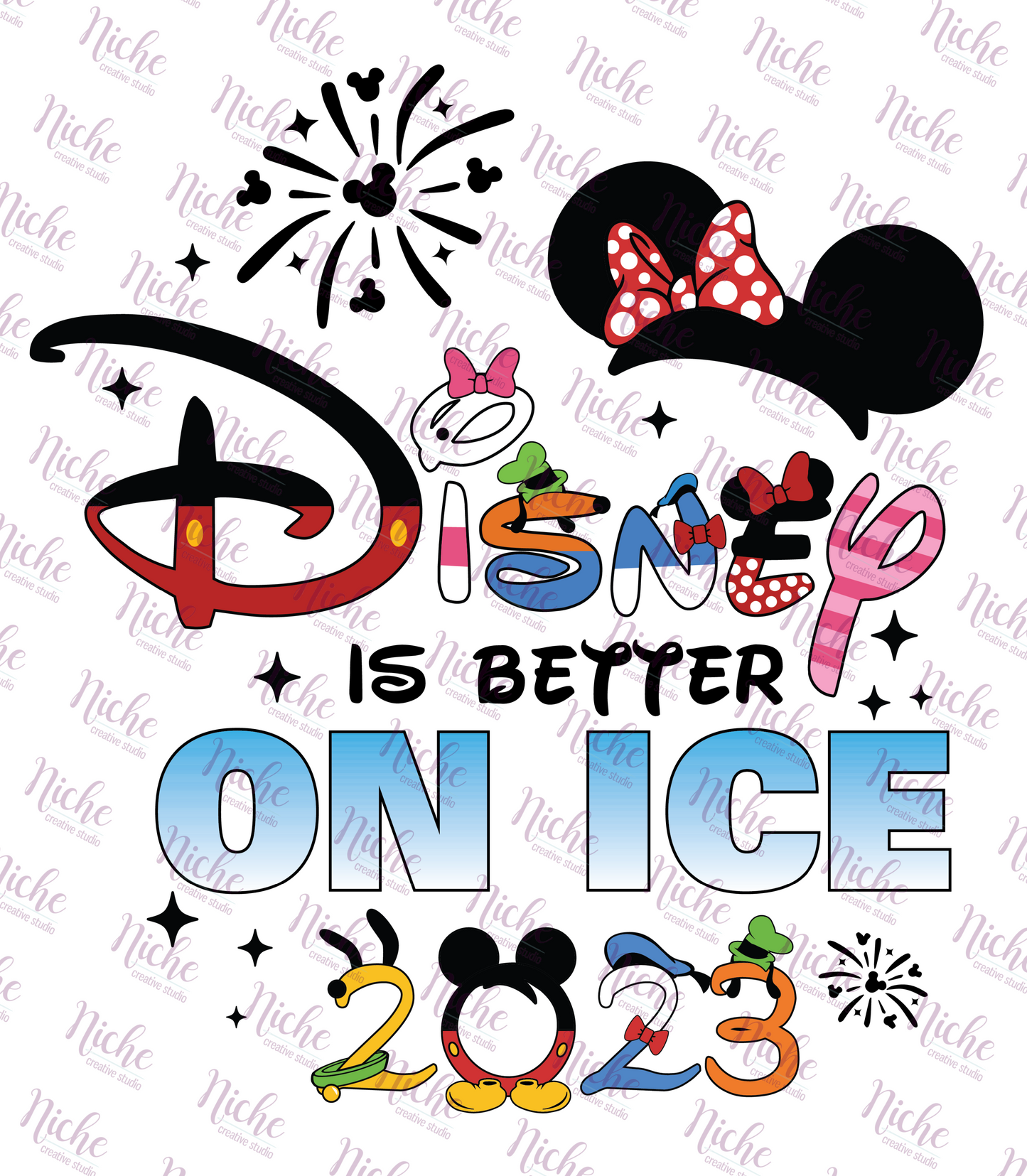 -DIS929 On Ice Ears Decal