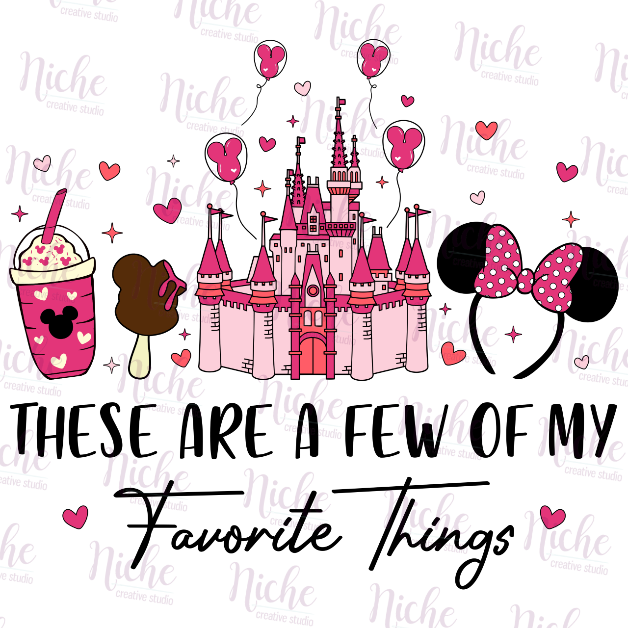 -DIS980 Favorite Things Coffee Decal