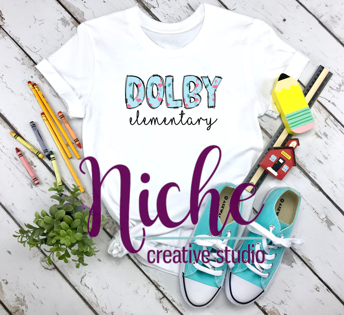 - DOO404 Flamingo Dolby Decal