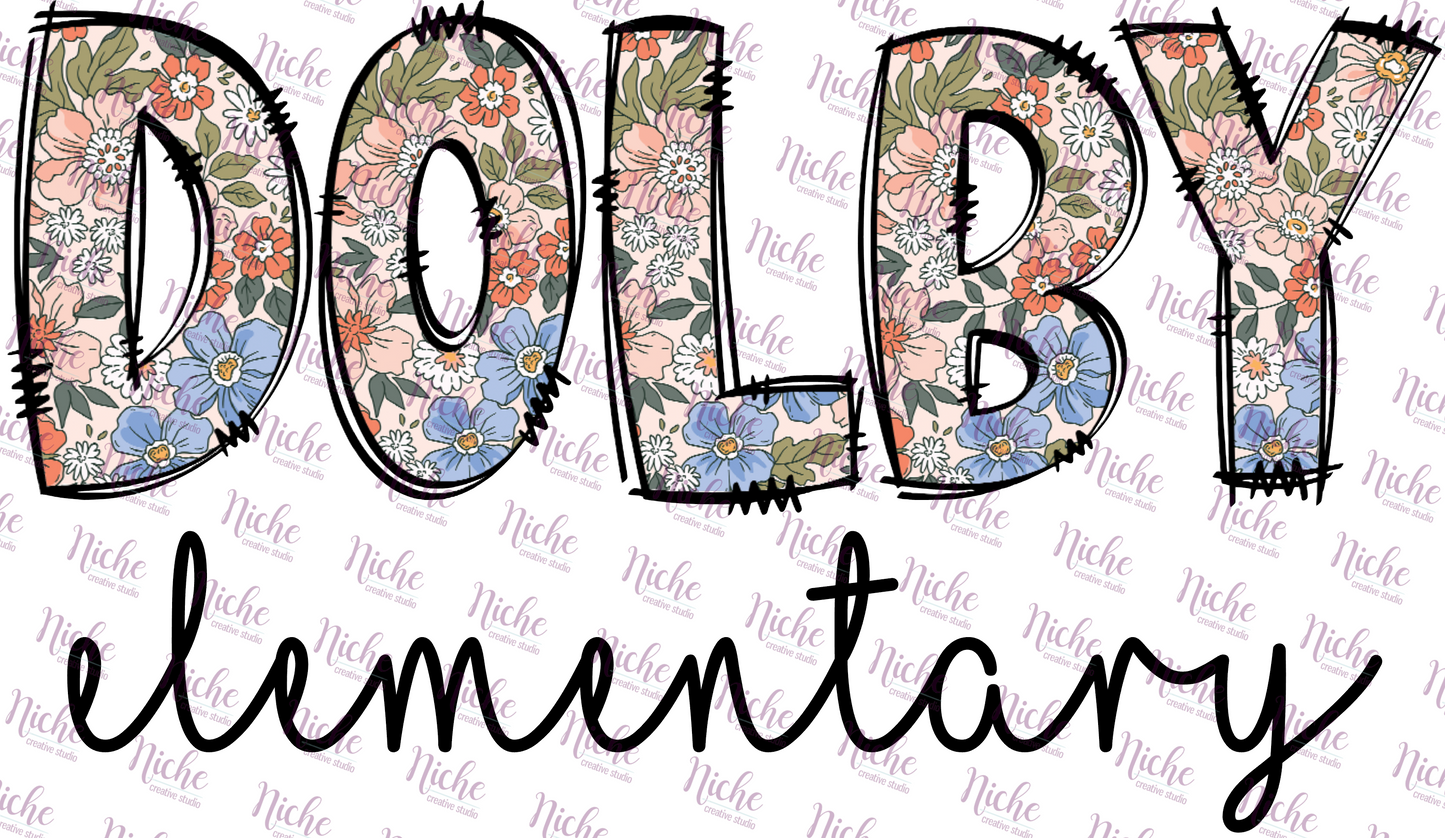 - DOO405 Retro Vintage Dolby Elementary Decal