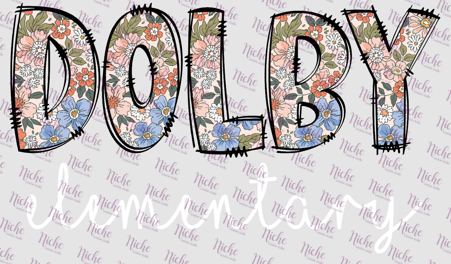 - DOO405 Retro Vintage Dolby Elementary Decal