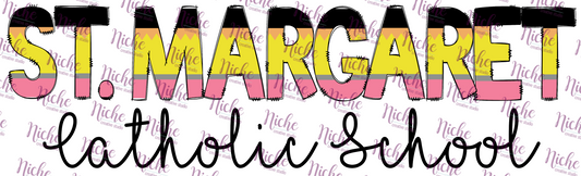 - DOO409 Pencil St Margaret Catholic School Decal