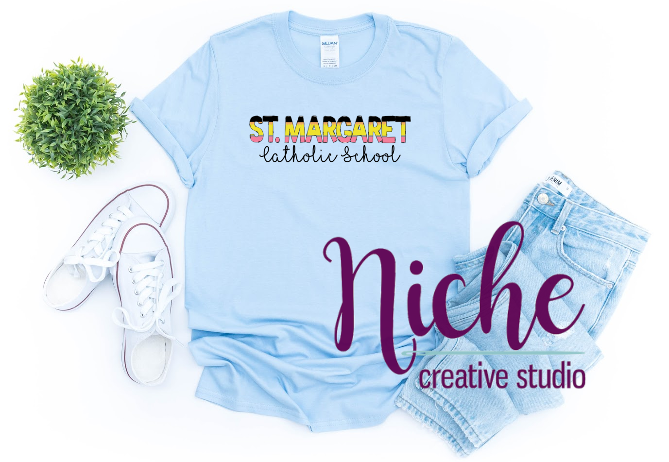 - DOO409 Pencil St Margaret Catholic School Decal