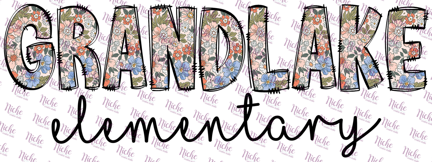 - DOO411 Retro Vintage Grand Lake Decal