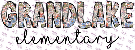 - DOO411 Retro Vintage Grand Lake Decal