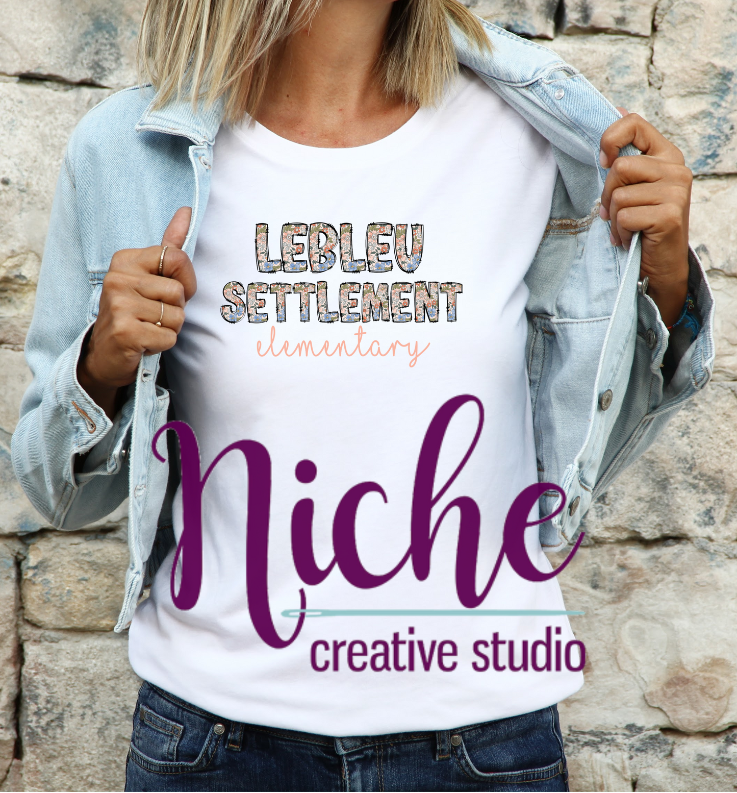 - DOO412 Retro Vintage LeBleu Settlement Decal