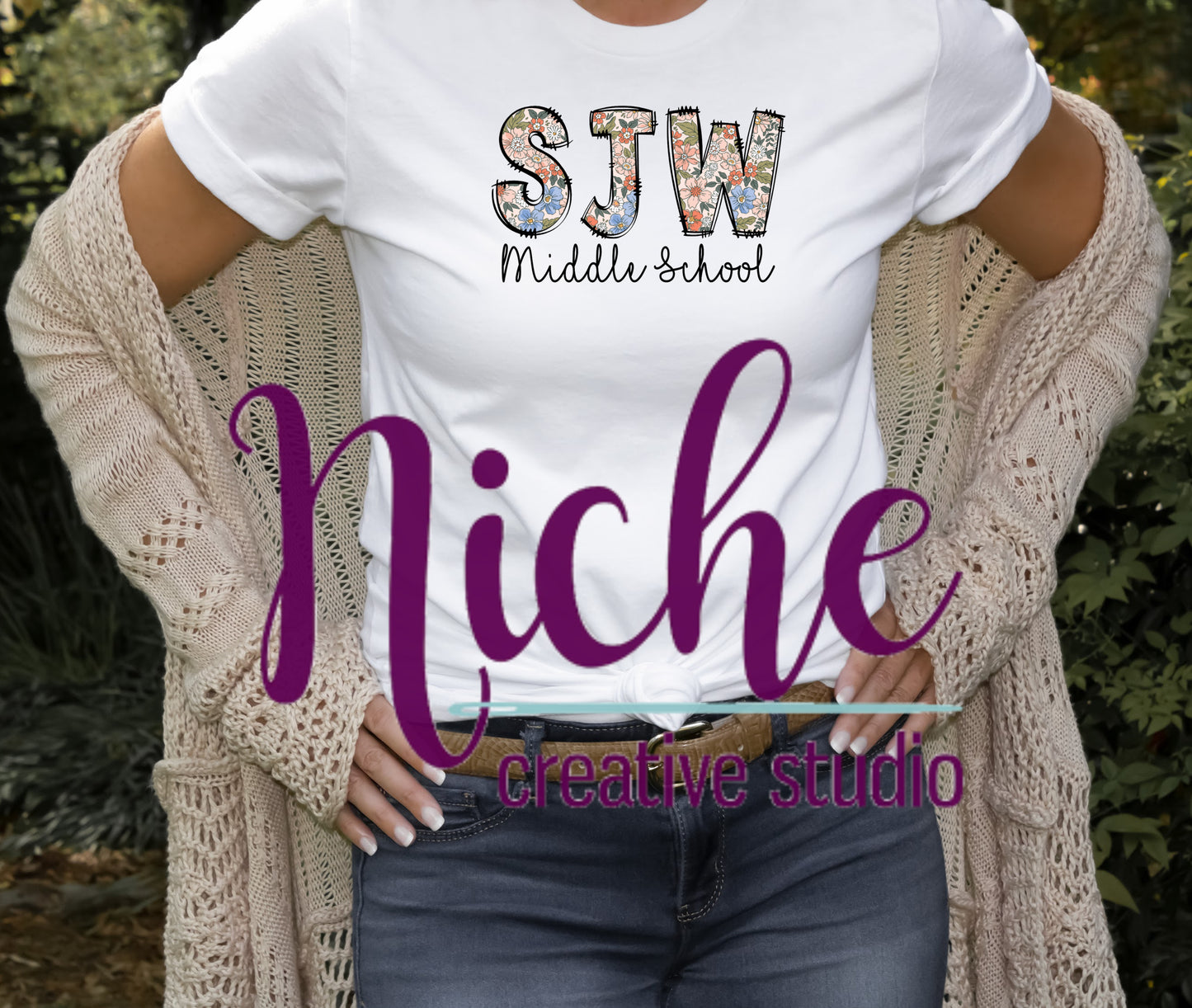 - DOO413 Retro Vintage SJW Middle School Decal