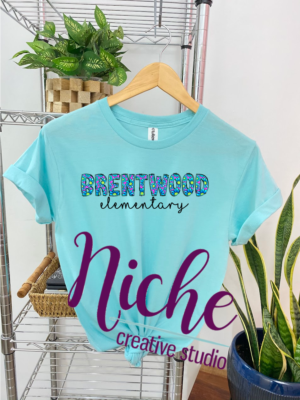 - DOO419 Neon Blue Brentwood Decal