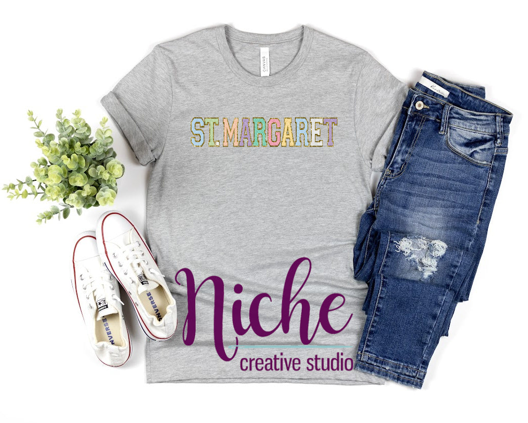 - DOO422 Chenille St. Margaret Decal