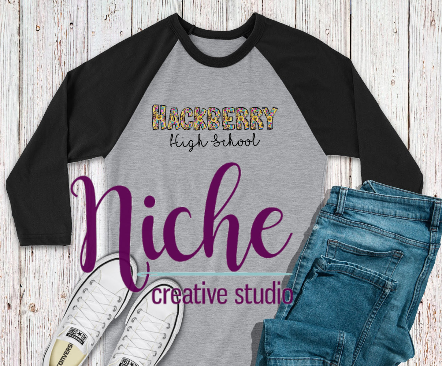 - DOO425 Sunflowers Roses Hackberry HS Decal