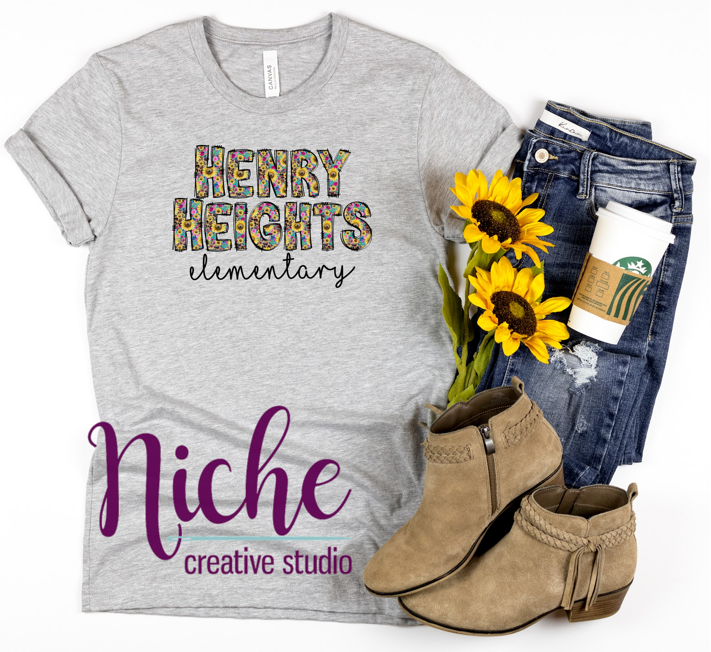 - DOO426 Sunflower Roses Henry Heights Decal