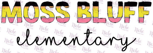 - DOO631 Moss Bluff Elementary Pencil Decal