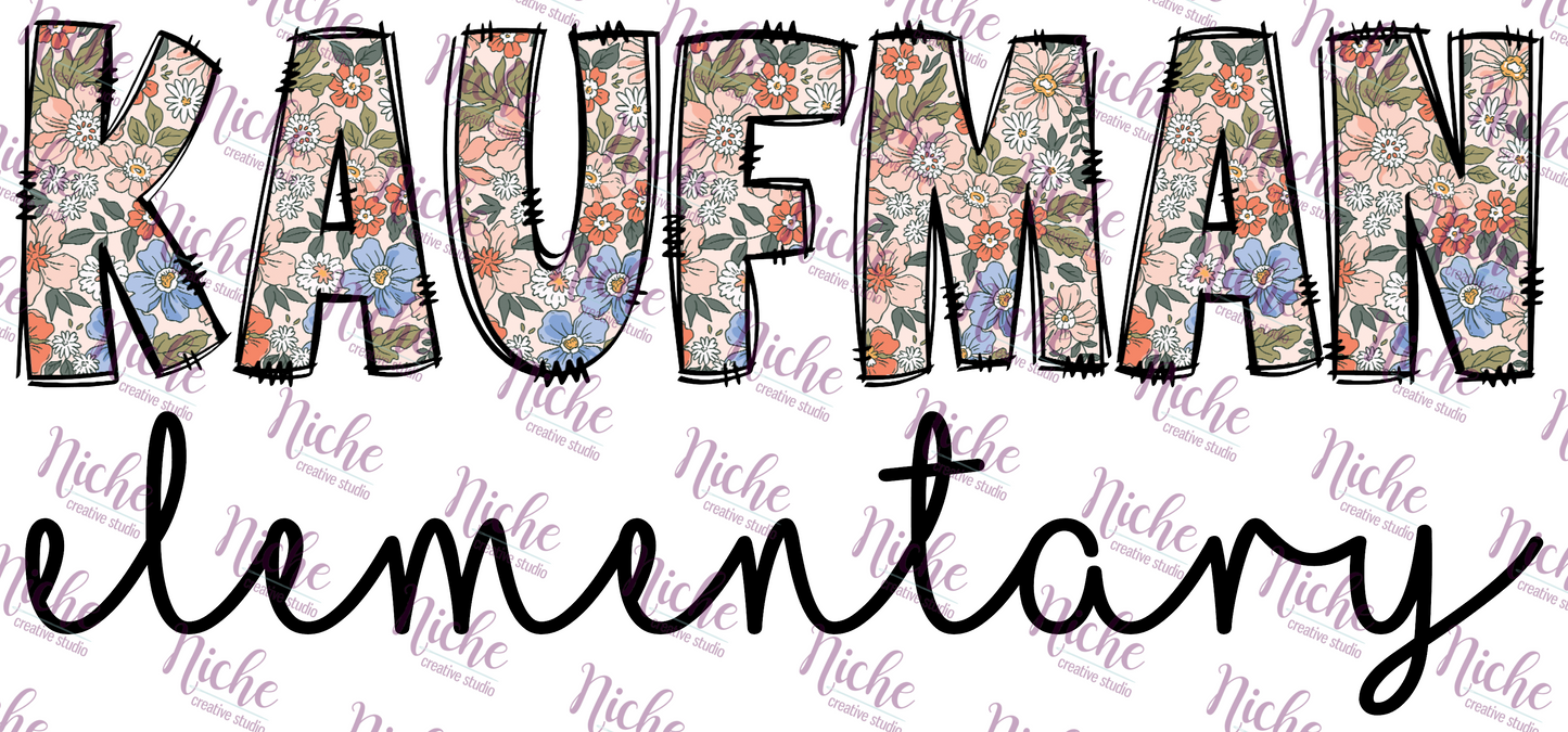 -DOO714 Retro Vintage Kaufman Decal