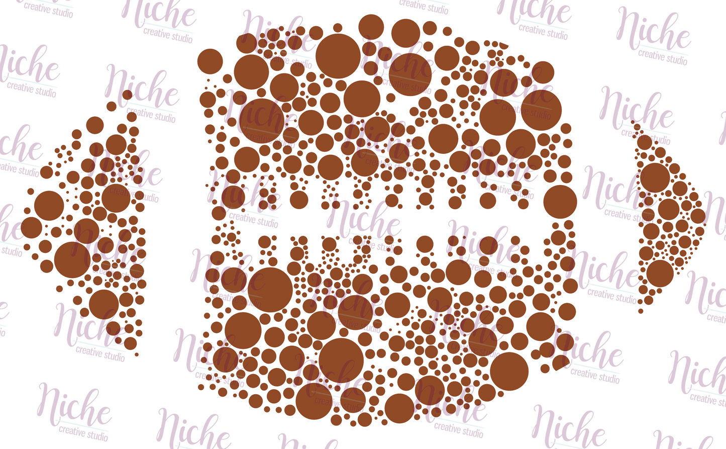 - DOT698 Dot Football Decal