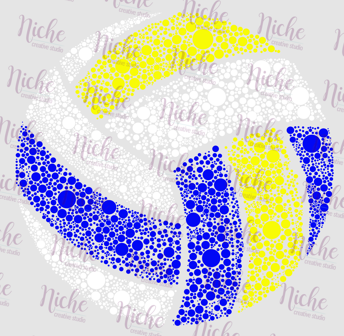 - DOT700 Dot Volleyball Decal