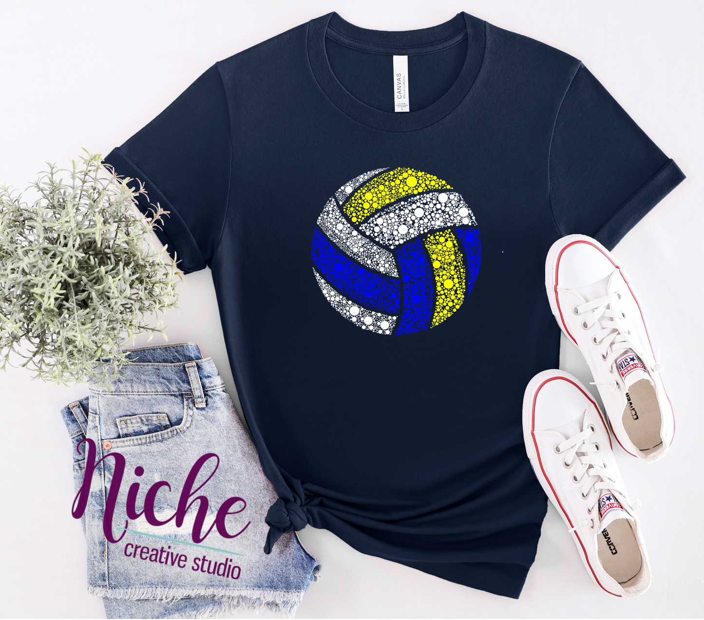 - DOT700 Dot Volleyball Decal