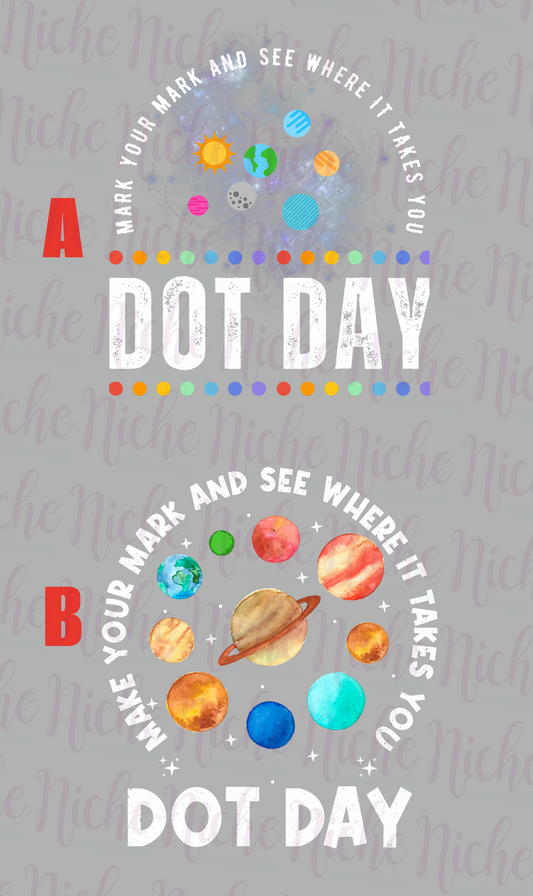 -DOT8308 Make Mark Planets Decal