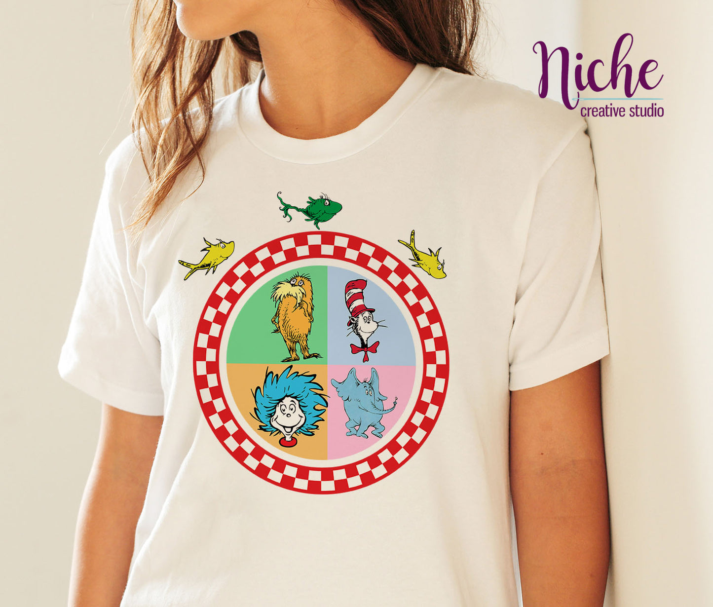 -DRS1130 Dr Seuss Red Circle Decal