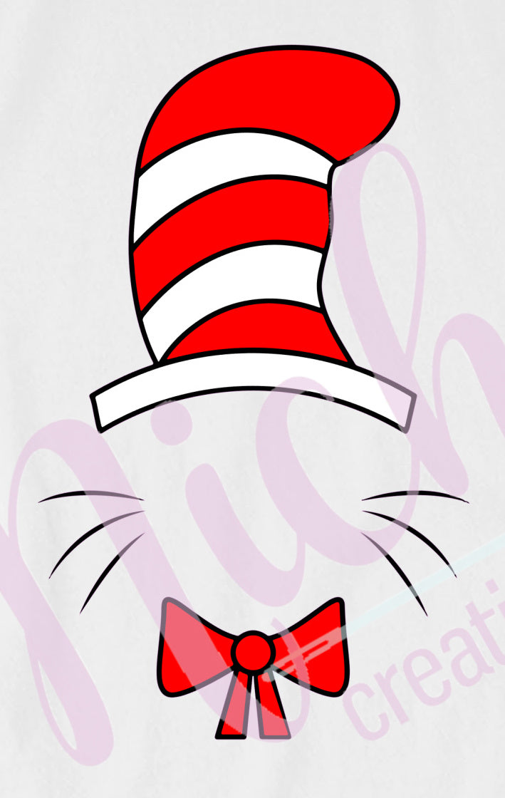 -DRS1377 Cat in the Hat Decal