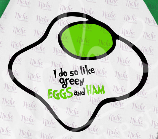 -DRS1381 Green Eggs Decal