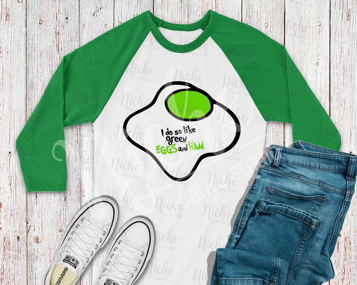 -DRS1381 Green Eggs Decal