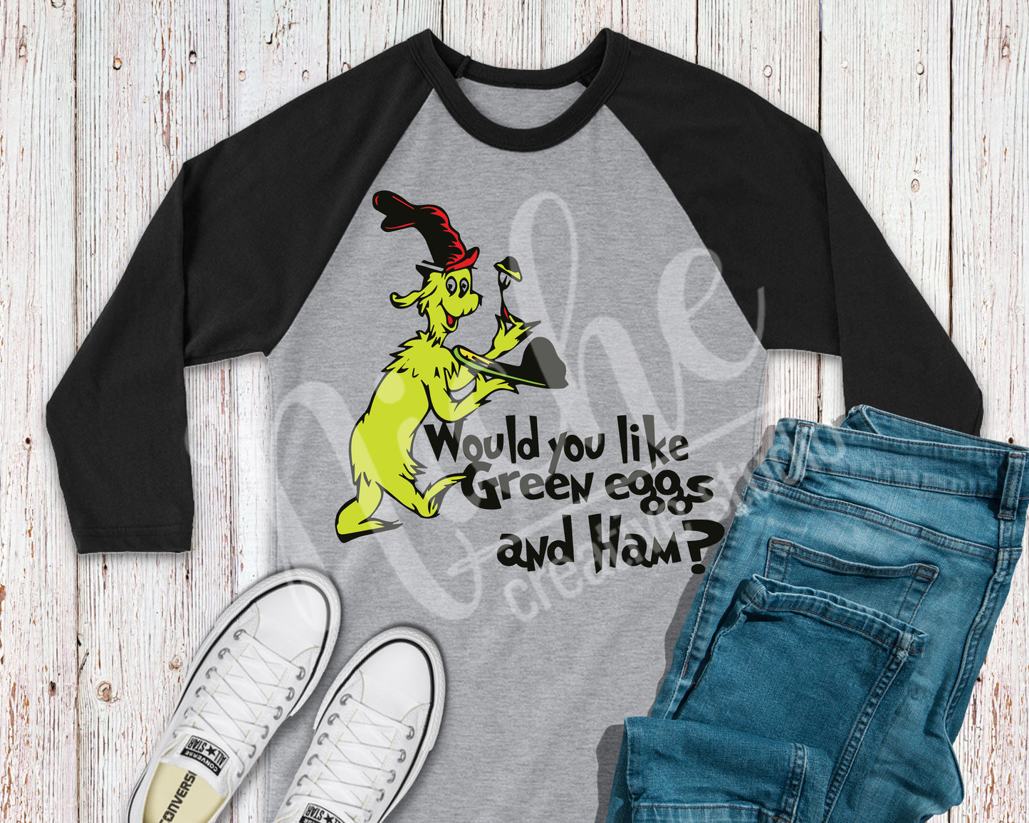 -DRS1382 Green, Eggs, and Ham Decal