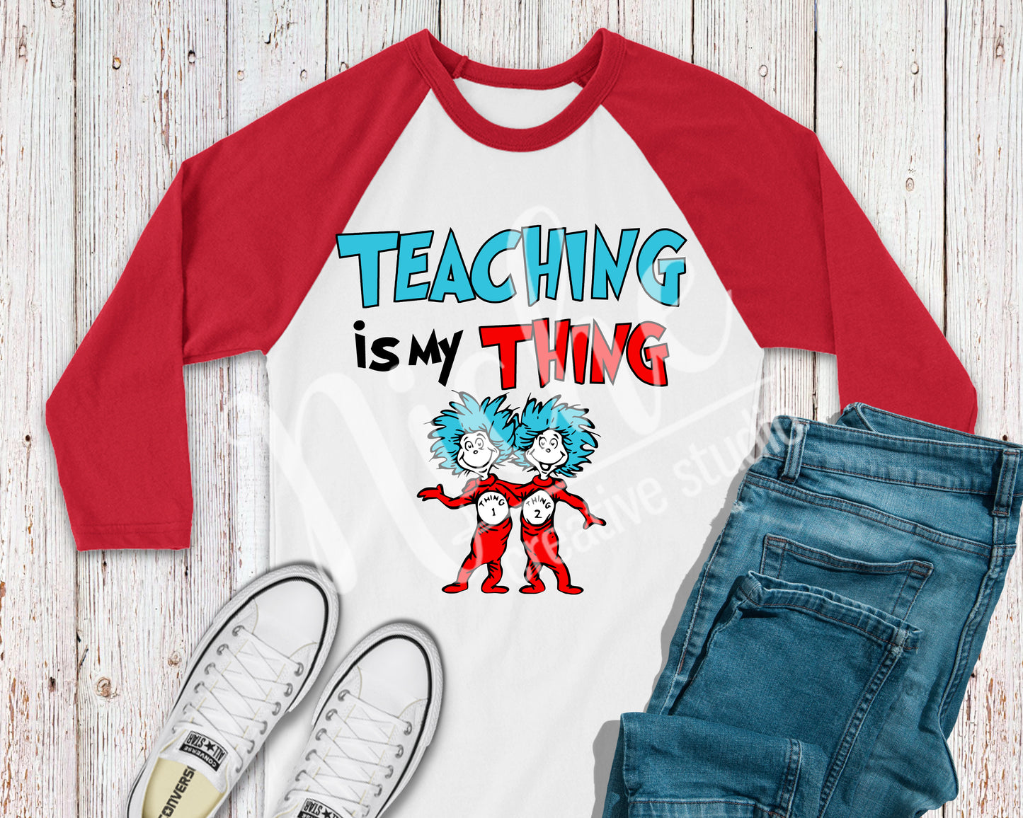 -DRS1390 Teaching is my Thing Decal