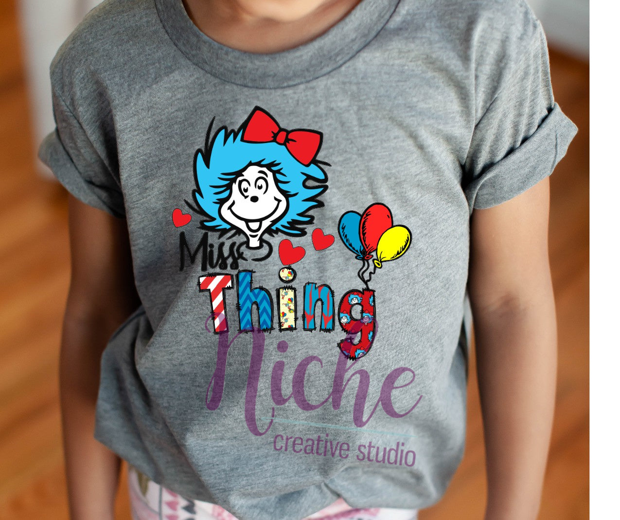 -DRS1398 Miss Thing Balloons Decal