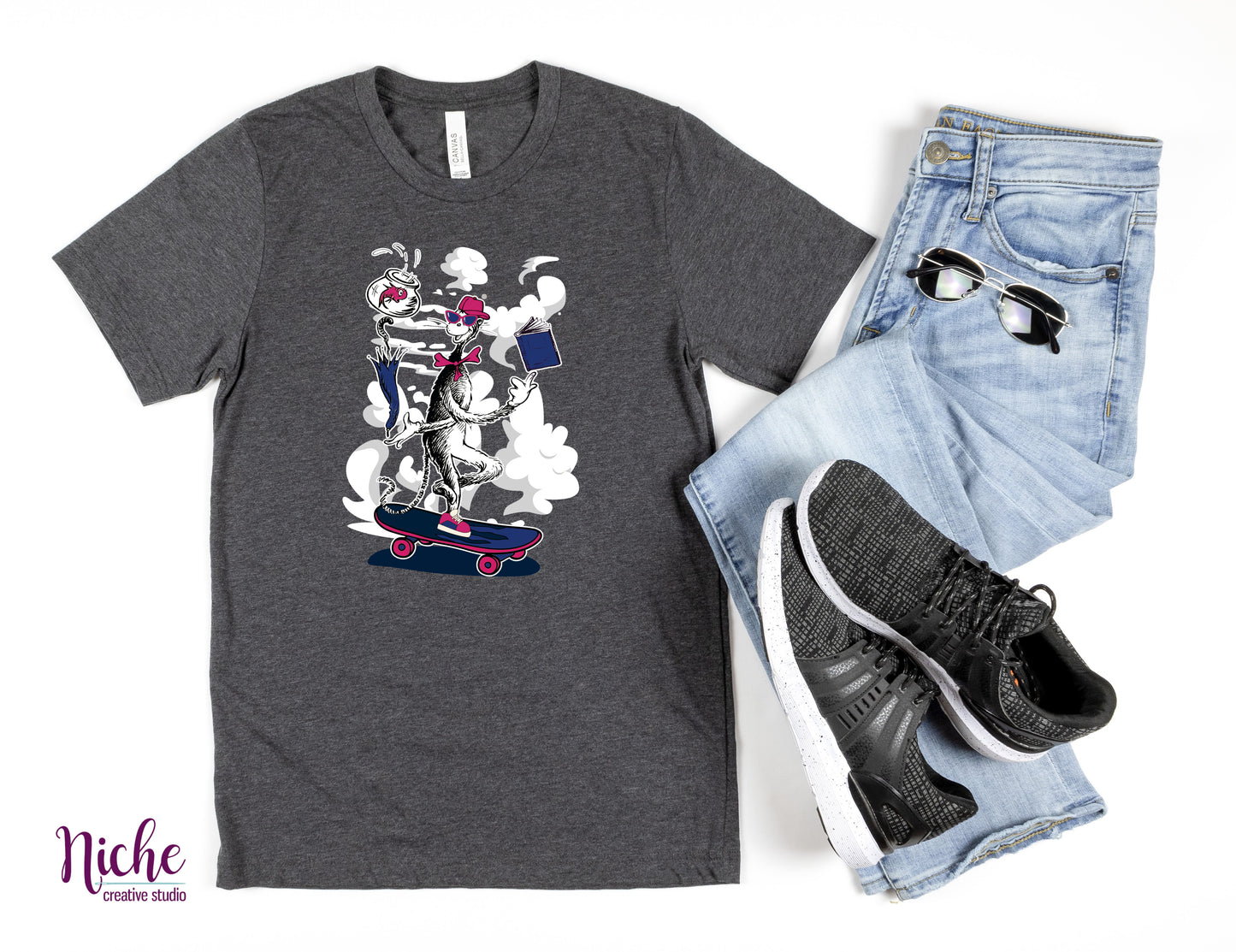 -DRS1571 Seuss Skateboard Decal