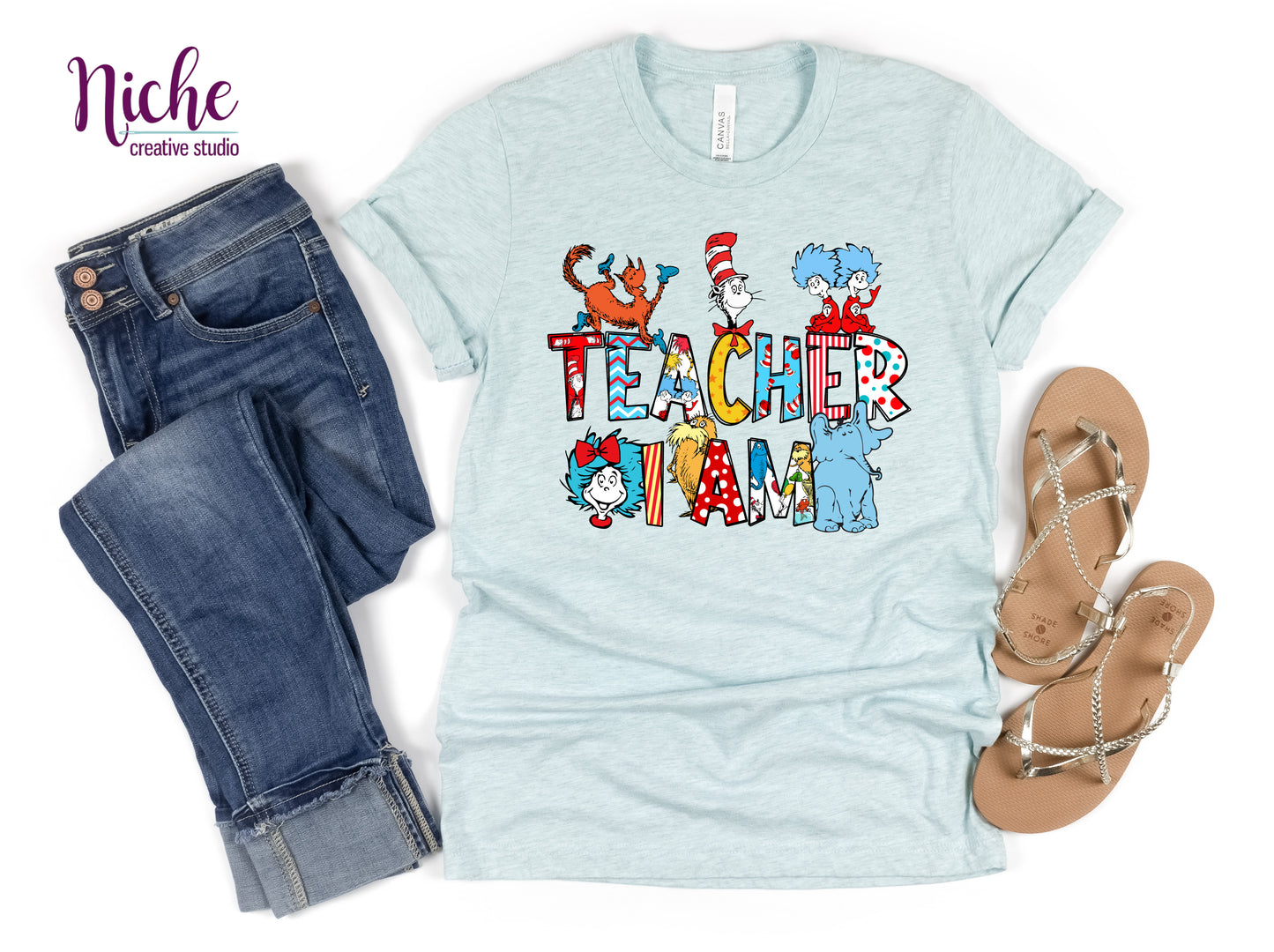-DRS1622 Teacher I Am Decal