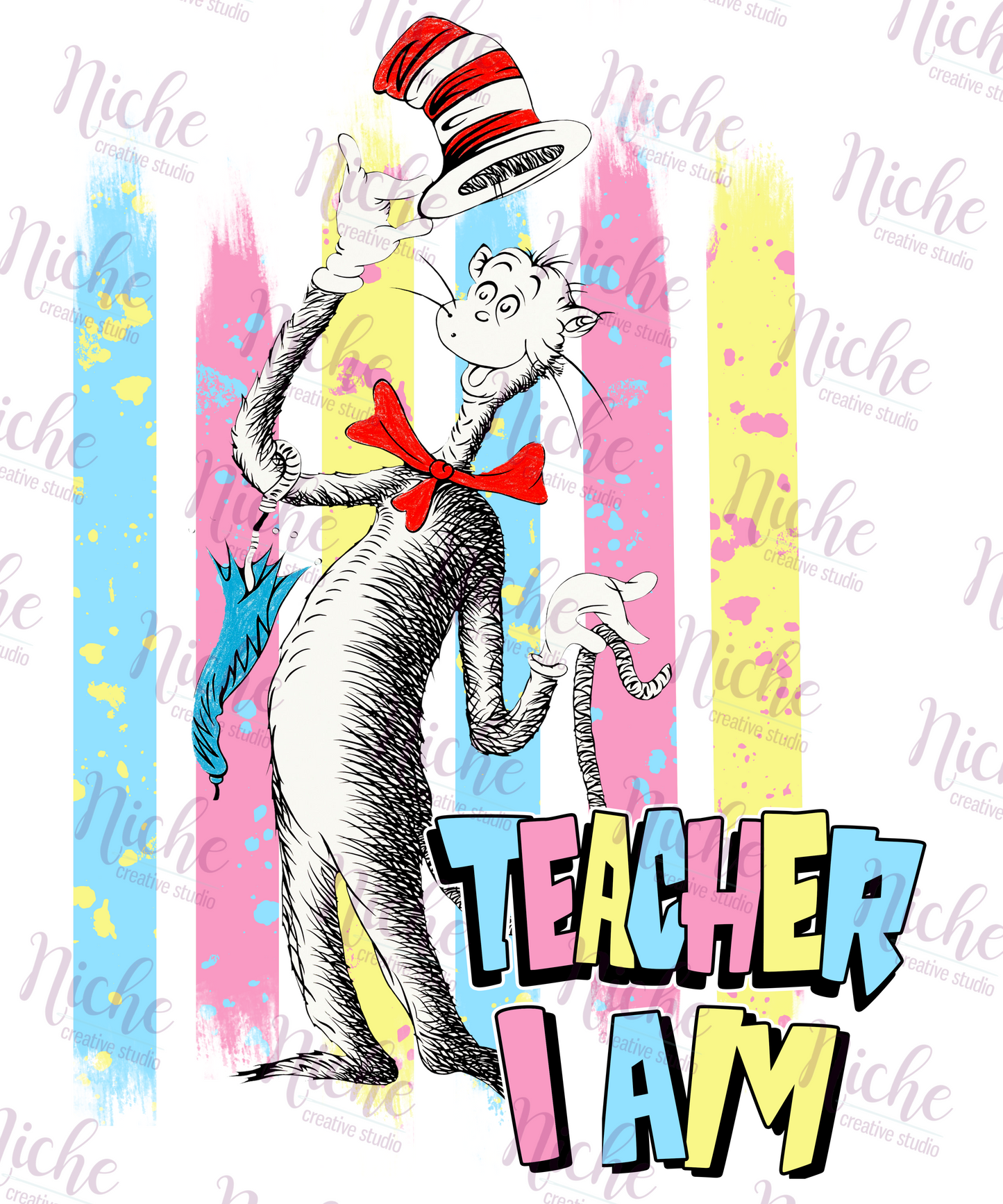 -DRS1644 Teacher I am Decal
