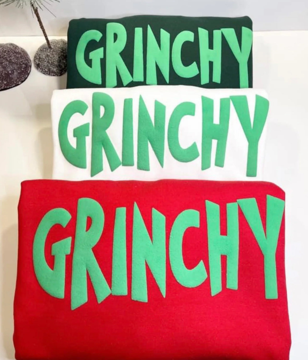 -GRINCHY Puff Vinyl Decal