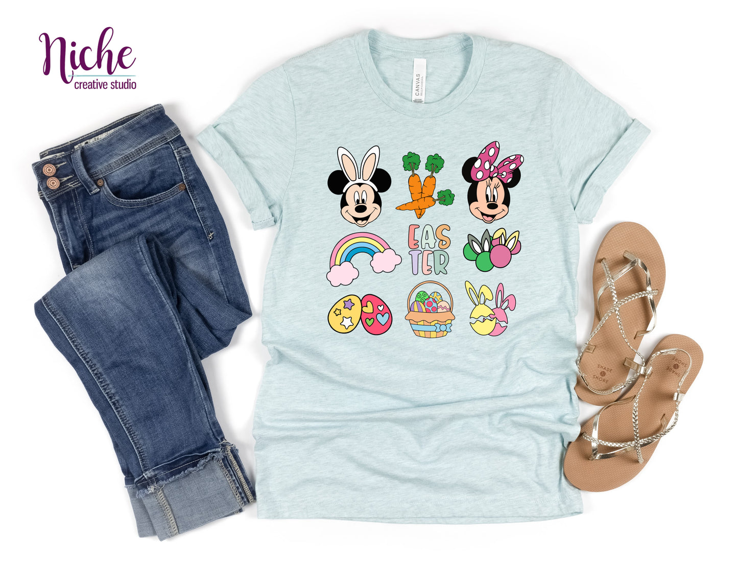 -EAS1598 Easter Collage Decal