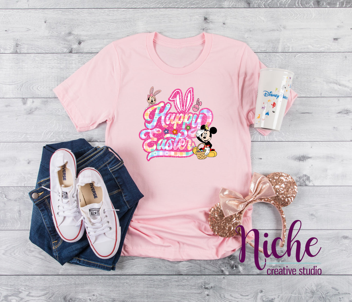 -EAS1601 Bunny Ears and Mouse Decal