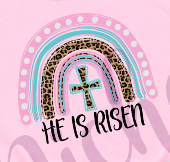 -EAS2522 He is Risen Rainbow Decal