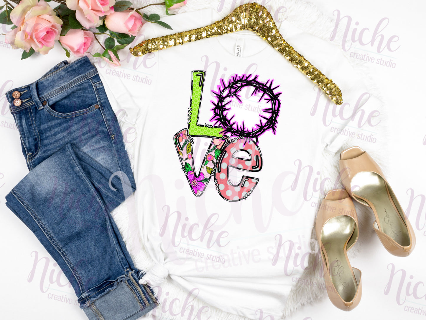 -EAS2524 Easter Love Decal