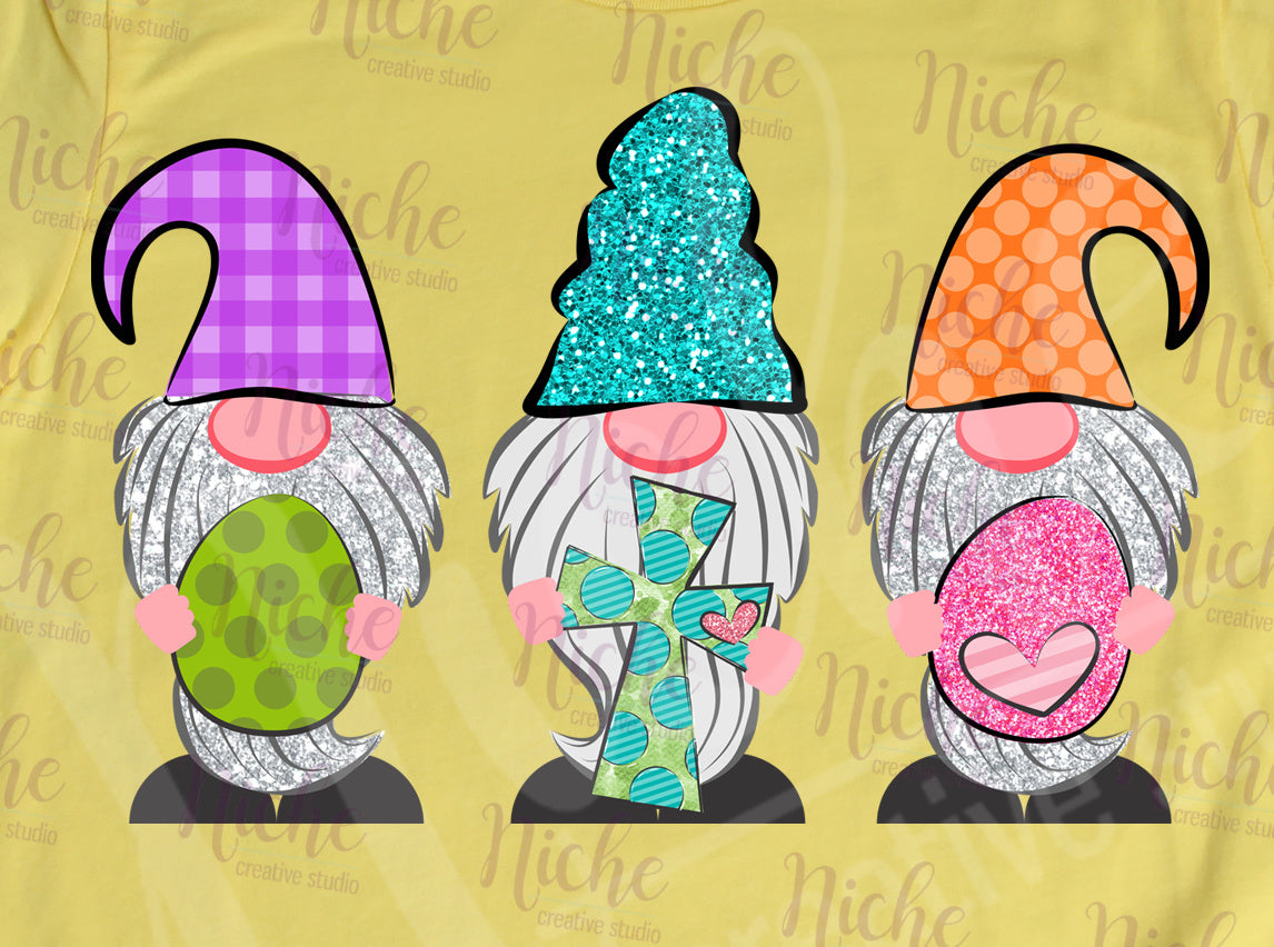 -EAS2531 Easter Gnome Decal