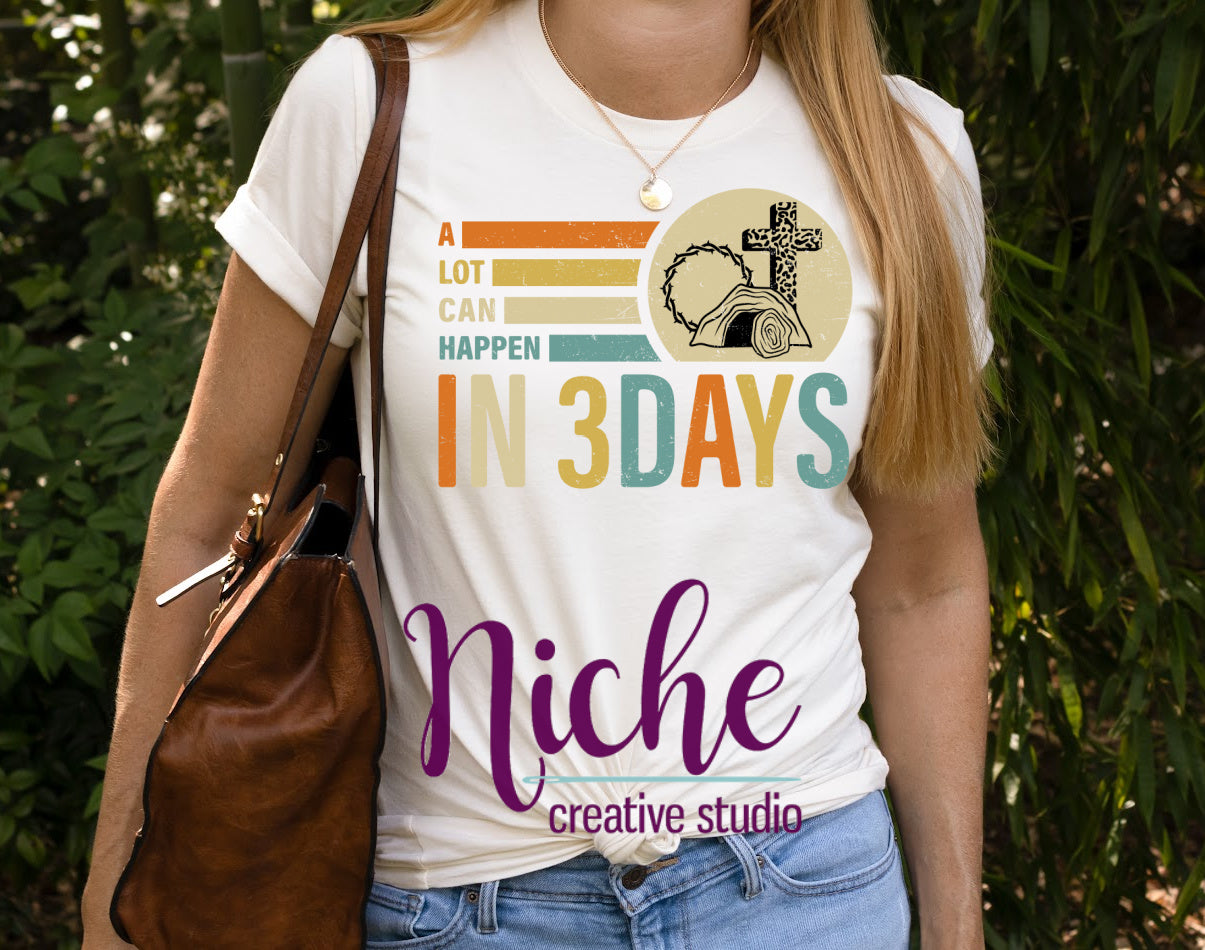 -EAS2536 A Lot Can Happen in 3 Days Decal