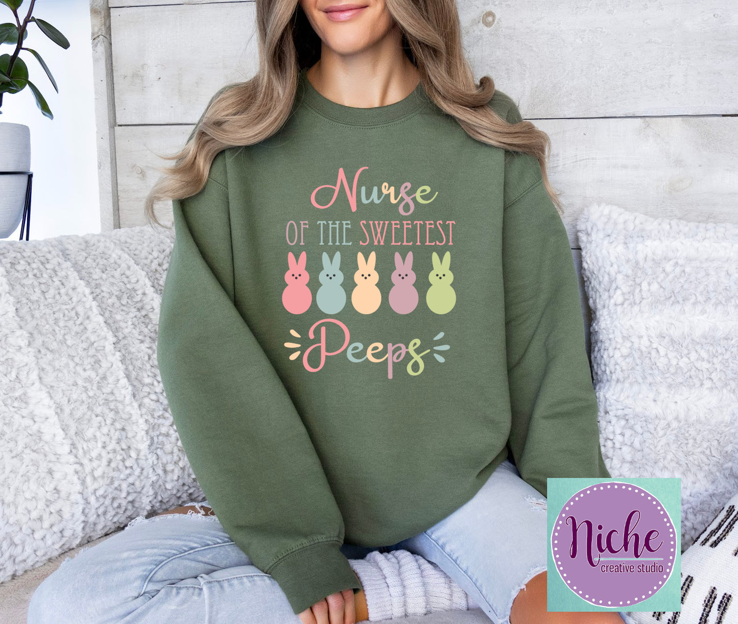 -EAS2537 Nurse of the Sweetest Peeps Decal