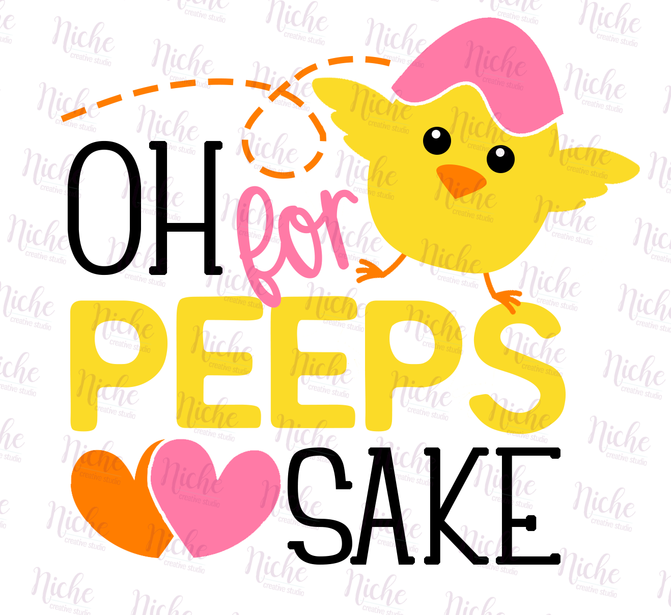 -EAS2589 Oh For Peeps Sake Decal