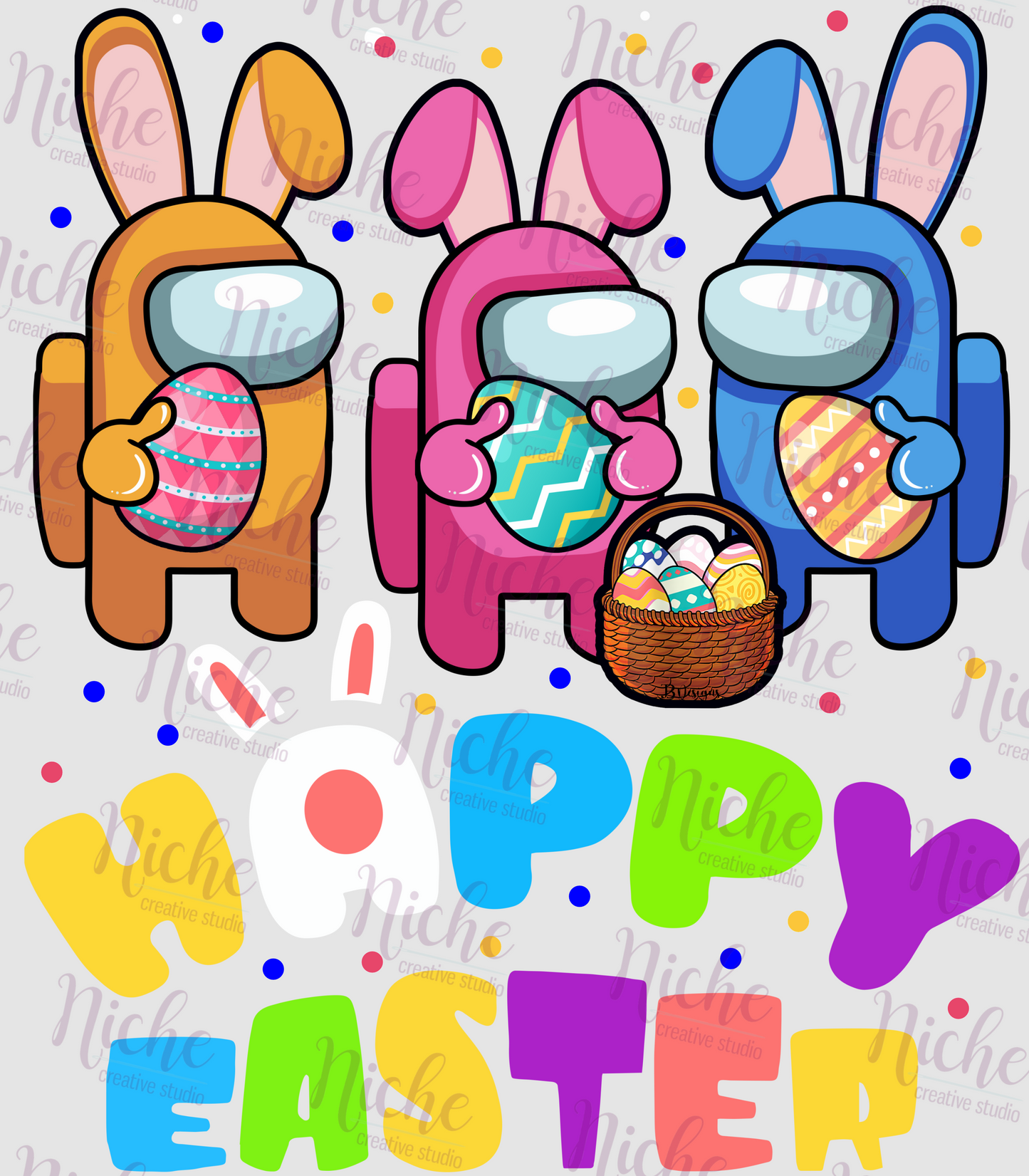 -EAS5005 Among Us Easter Decal