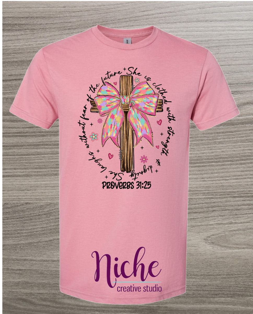 -EAS8092 Easter Proverbs 31:35 Decal